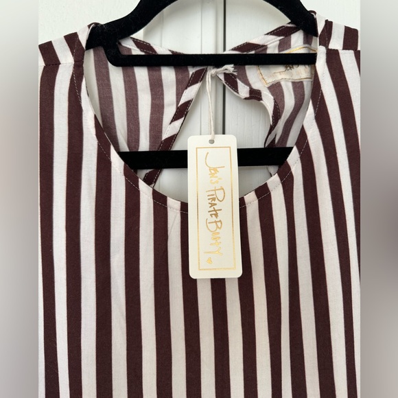 Jen’s Pirate Booty French Stripe Navi Maxi Dress - Picture 6 of 6
